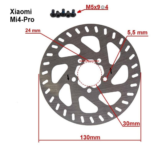 Bremsscheibe-130mm-Mi4d-pro-Scooter