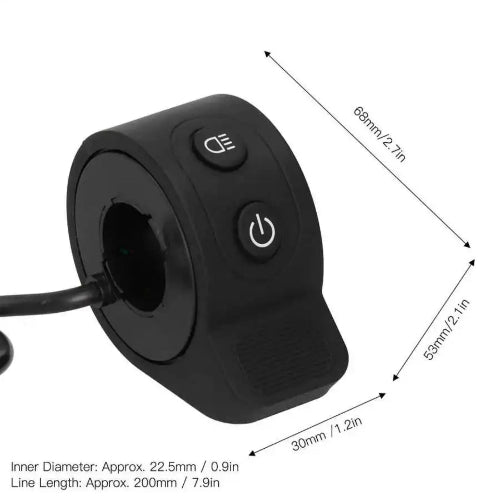 Gashebel-Schwarz-2-Tasten