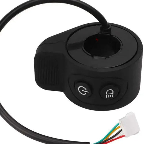 Gashebel-Schwarz-zwei-Tasten