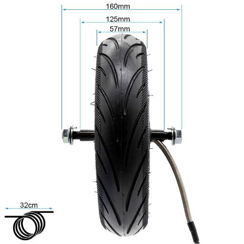 Ninebot-motor-36v-350w-G30d2-Produktabmessung