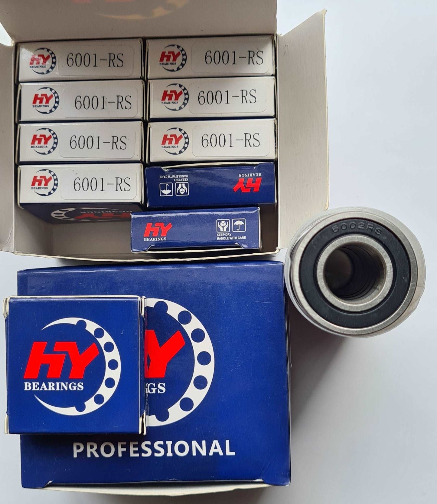 E-Scooter Radlager Kugellager HY Bearings 6001-RS 6002-RS Segway Ninebot Xiaomi
