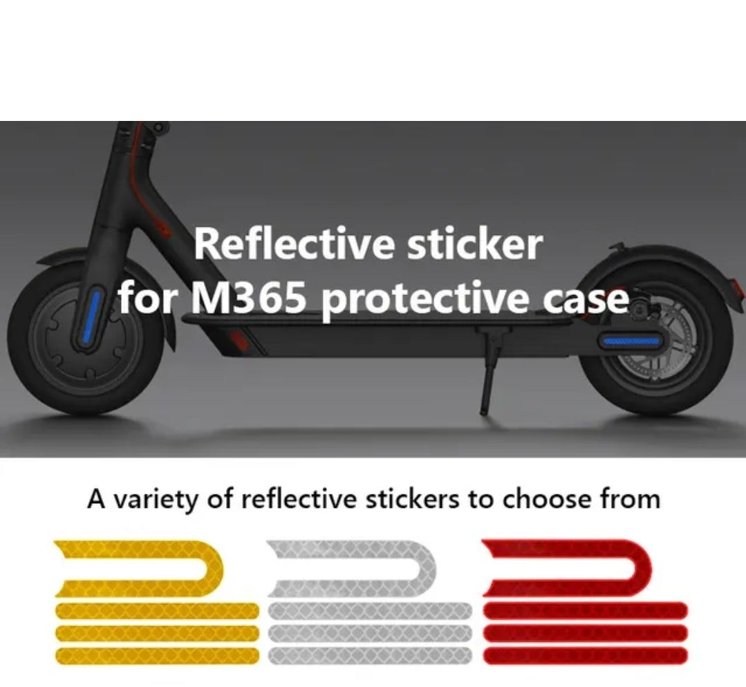 XIAOMI M365 Reflektor Sticker Zubehör in 3 Farben