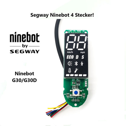 Dashboard Panel Segway Ninebot G30/D 4-Stecker! Original