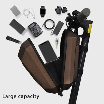 Lenker-Tasche-Elektrik-Scooter-Braun-3-Liter