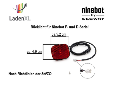 Rücklicht für Segway Ninebot F- und D-Serie