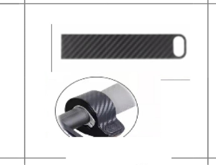 Gashebel Throttle Schutz Aufkleber Carbon Optik E-Scooter Zubehör Segway, Xiaomi