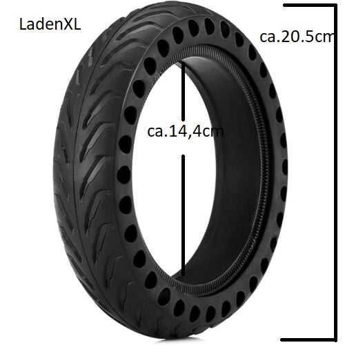 Reifen-Vollgummi-Black-8,5*2