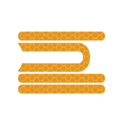 Sticker-Aufkleber-Gelb-Reflektierend