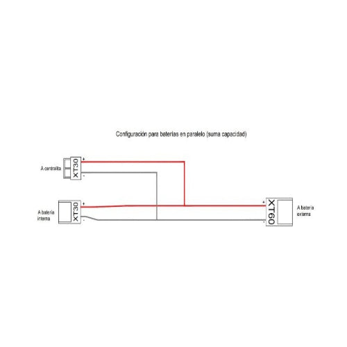 Verbindungskabel-Batterie-Roller-Parallel-Anschluss-Plan